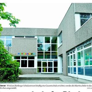 Ein Umzug steht bevor: Wird am Rietberger Schulzentrum künftig eine Gesamtschule errichtet, werden die Martinschüler in das Hauptschulgebäude in Neuenkirchen umgesiedelt. FOTO: BIRGIT VREDENBURG